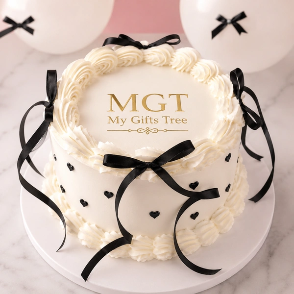 My Gifts Tree Happy Birthday Ribbon Cake