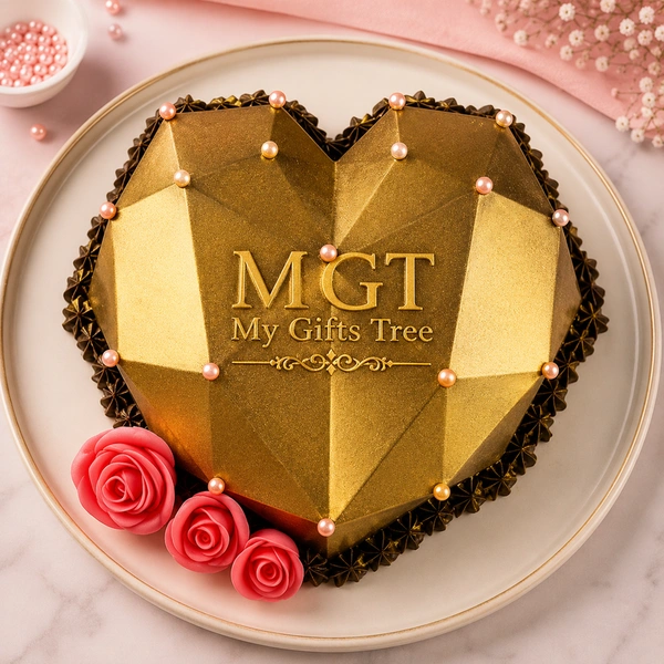 My Gifts Tree Heart Shape Pinata Cake 1-KG - 2 KG