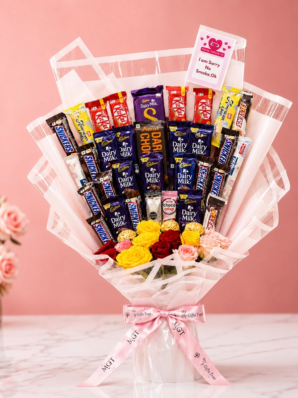 My Gifts Tree Heartfelt Sorry Choco Bouquet