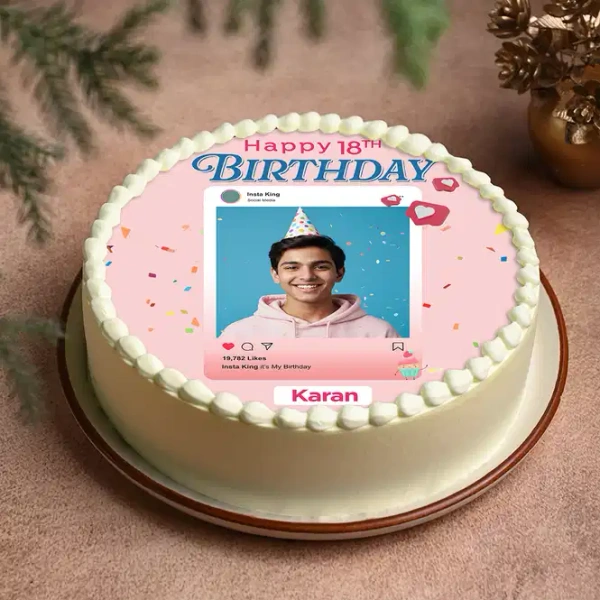 My Gifts Tree Instaking Eighteen Teenage Cake - 1 KG