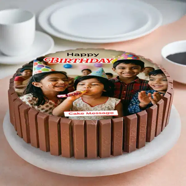 My Gifts Tree Kitkat Photo Cake - 1.5 KG