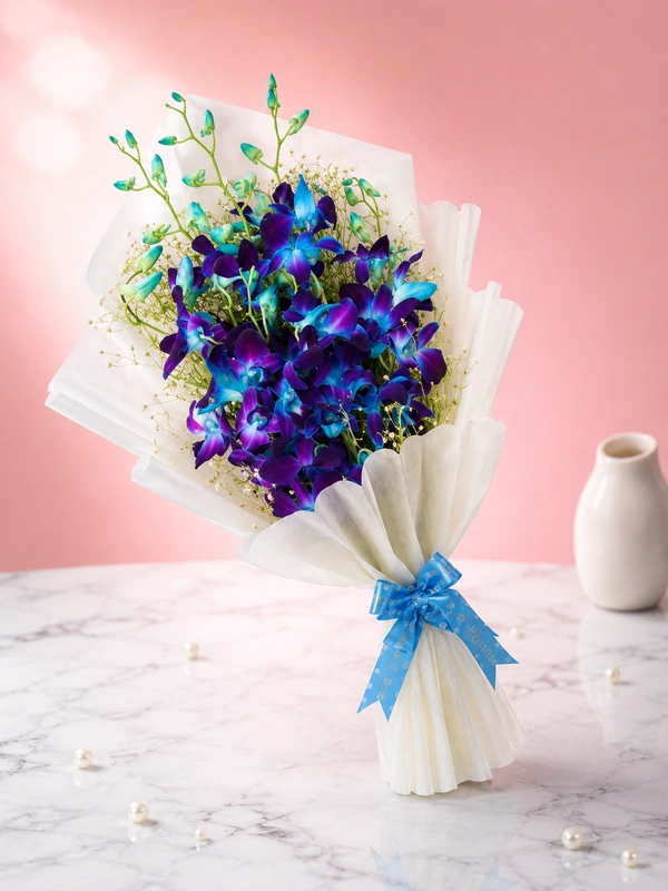 Blue But Very Unique Orchid