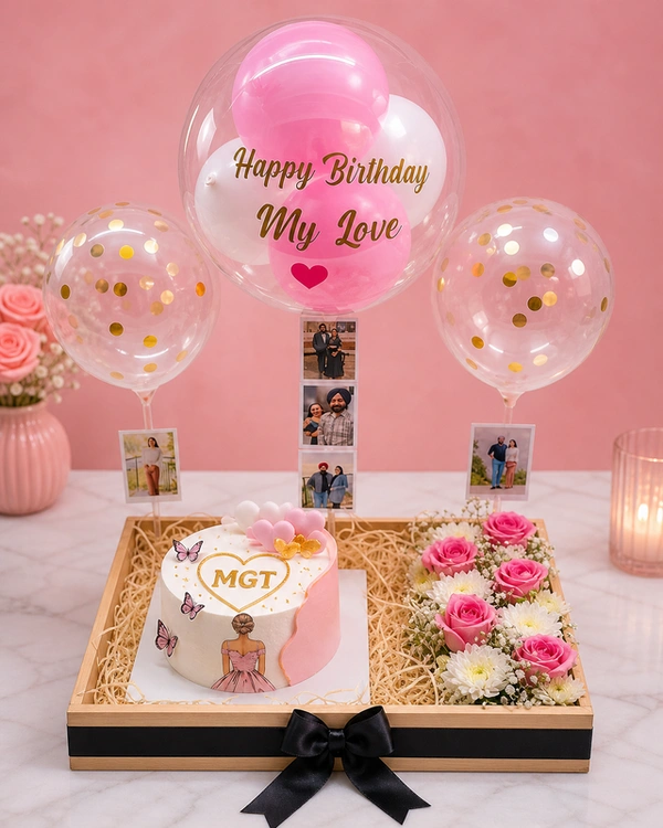 My Gifts Tree Romantice Birthday Cellebration On Marble - 1 KG