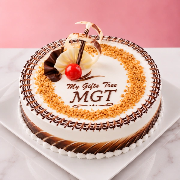 My Gifts Tree Round ButterScotch Cake - 2 KG
