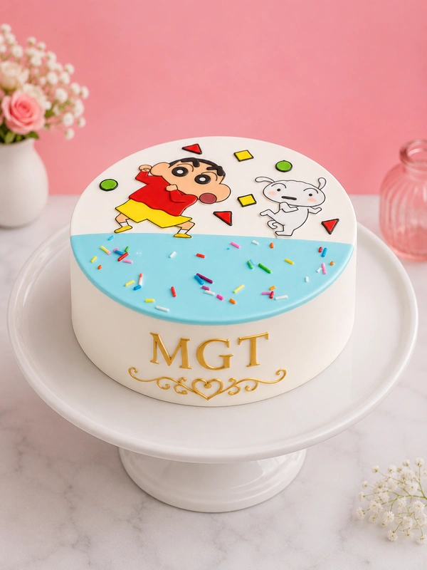 My Gifts Tree Shinchan Shiro Fun Party Cake - 1.5 KG