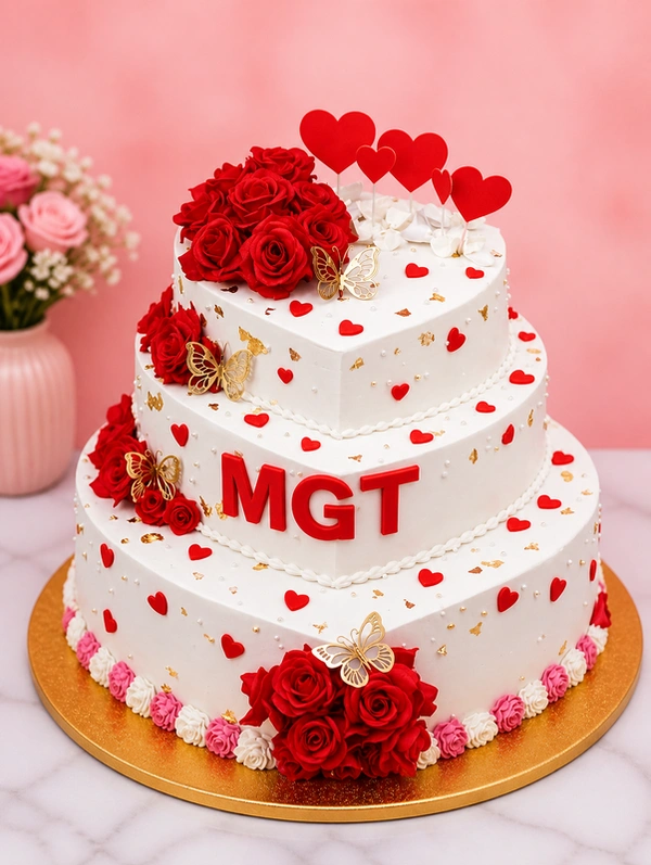 My Gifts Tree Sweetheart Tower Cake - 6 KG