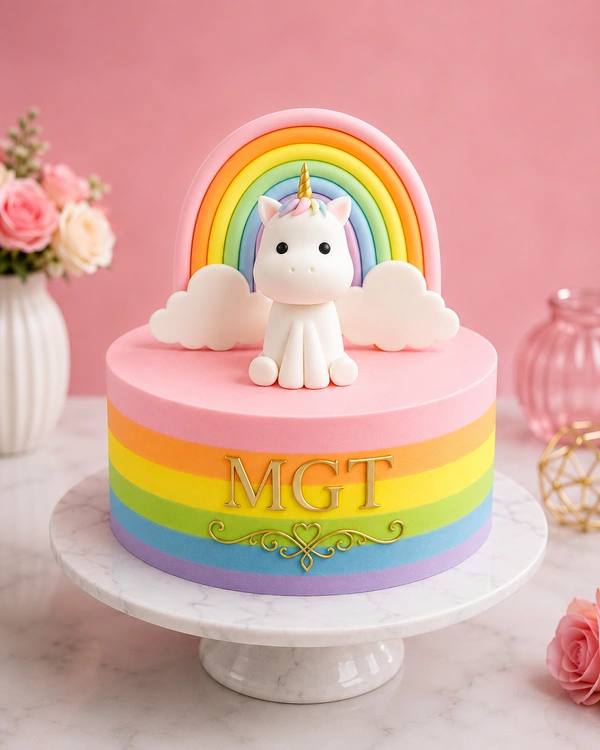 My Gifts Tree Rainbow unicorn cake - 3Kg
