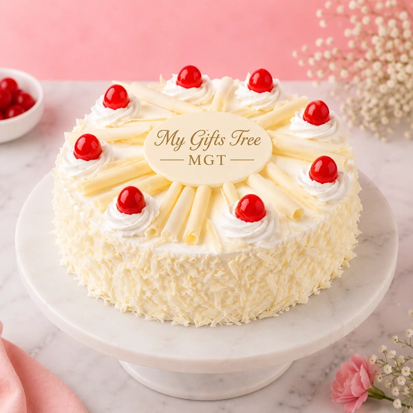 My Gifts Tree White Forest Cherry Cake - 1 KG