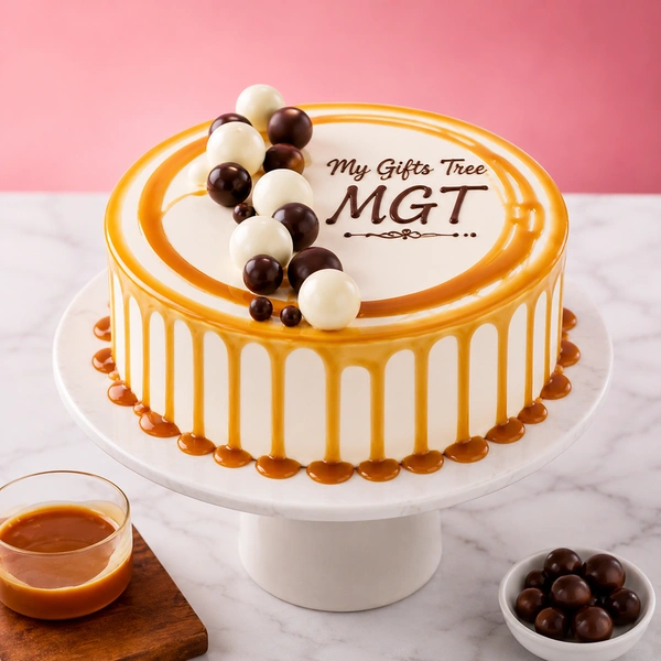 My Gifts Tree Yummy & Creamy Butterscotch Cake - 2 Kg