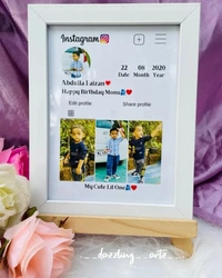instagram photo frame Costomized Frame A4 Size - A4