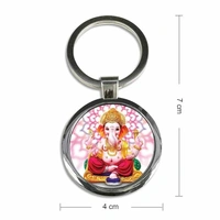 Round Metal Costomized Keychain Gift For, Friend,Birthday ,Anniversary Family-7x4 Cm