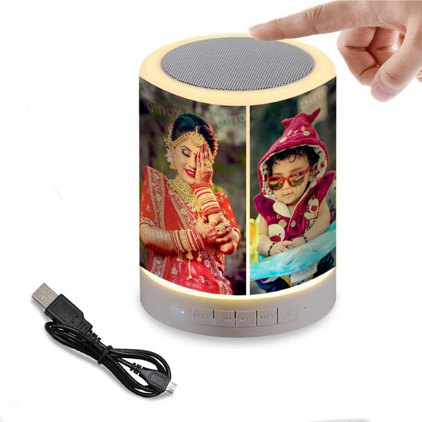 Bluetooth Speaker, Dimmable Color Night Light, Outdoor Table Lamp with Smart Touch Control, Best Gift for Men Women Teens Kids Children Sleeping