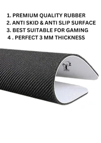 Customized/Personalized On Rubber Base Mat Finish Mouse Pad for PC/Laptop - (Your Own Logo, Text Or Photo)