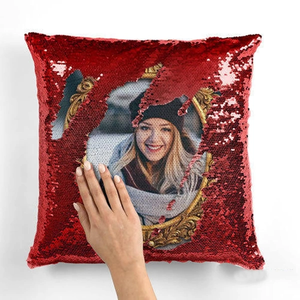 Personalised Magical Photo Cushion For Gifting On Anniversary Birthday Size :- 12X12 Inch