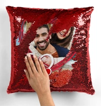 Personalised Magical Photo Cushion For Gifting On Anniversary Birthday Size :- 12X12 Inch