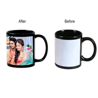 Customized Ceramic Patch Mug (Black Patch Mug) - Black