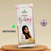 Chocolates Birthday Gift, Customized Personalized Chocolate Large Bar + Label specially for your Love, girlfriend, boyfriend, husband, wife, mother, father, grandparents