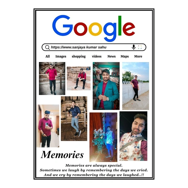 Costomized Google Photo Frame Special gift For Birthday Anniversary Mother Friends