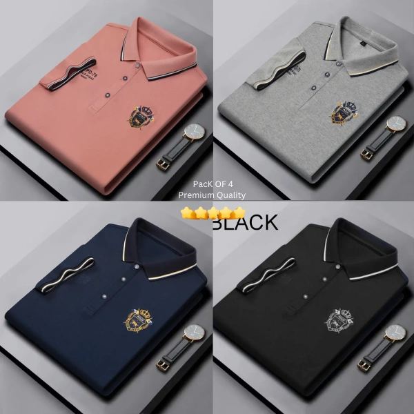 BCOZY U_S Polo T-Shirt | Half Sleeve | 220 GSM | Premium Quality