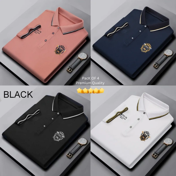 BCOZY U_S Polo T-Shirt | Half Sleeve | 220 GSM | Premium Quality