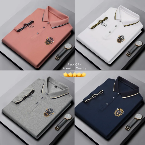 BCOZY U_S Polo T-Shirt | Half Sleeve | 220 GSM | Premium Quality
