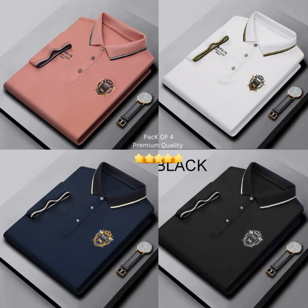 BCOZY U_S Polo T-Shirt | Half Sleeve | 220 GSM | Premium Quality