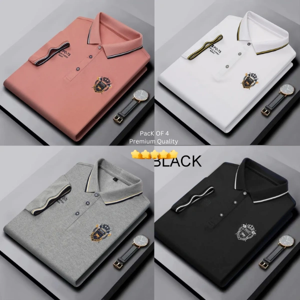 BCOZY U_S Polo T-Shirt | Half Sleeve | 220 GSM | Premium Quality