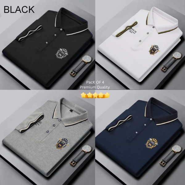 BCOZY U_S Polo T-Shirt | Half Sleeve | 220 GSM | Premium Quality