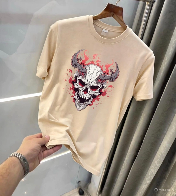 Classic Solid Cotton Regular T-Shirt - M-38