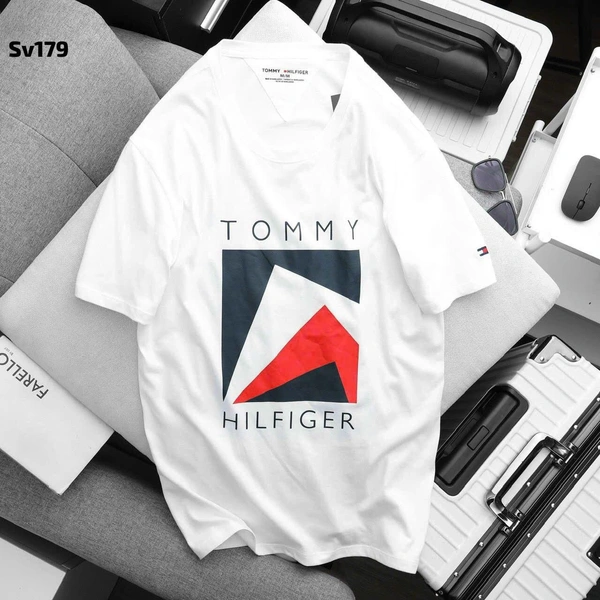 Classic Solid Cotton Regular T-Shirt - L-40