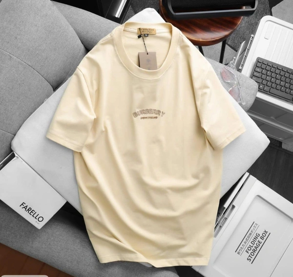 Classic Solid Cotton Regular T-Shirt - L-40