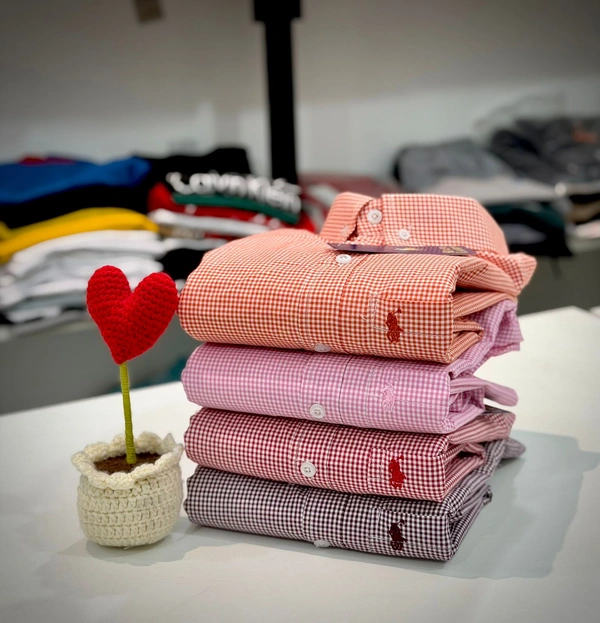 TUS (Pack of 4) Regular Fit Cotton Micro Checks Shirt | The Unity Style - L-40