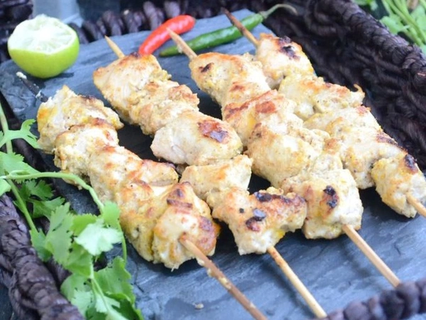 Marinated Malai Murg Tikka