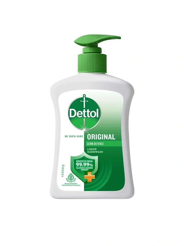 Dettol Hand Wash Liquid Pump 210ml - Original