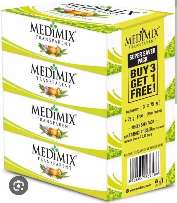 Medimix Transparent 75gx4