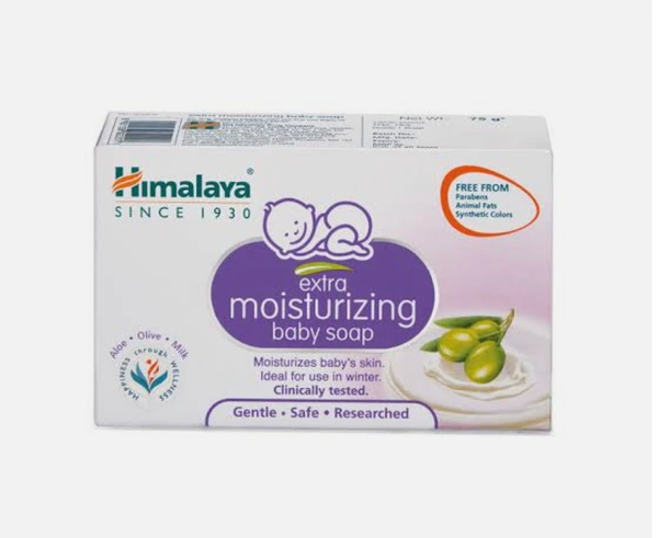 Himalaya Moisturizing Baby Soap Aloe Olive  75g