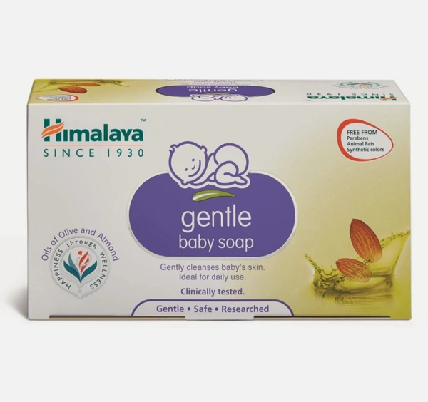 Himalaya gentle Baby Soap Oils & Almond - 125g