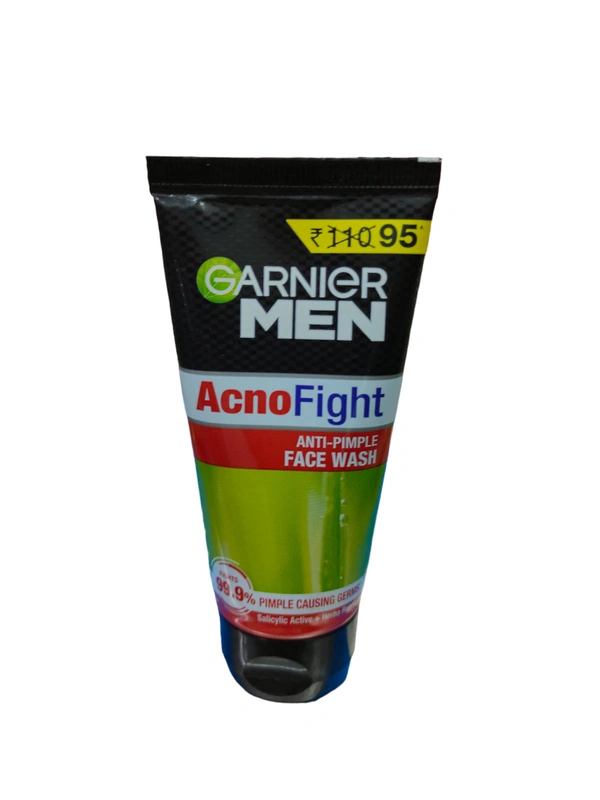 Garnier Men Face Wash Acno Fight Anti Pimple  - 50g