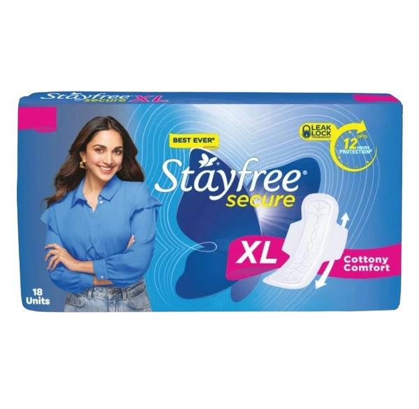 Stayfree Secure Cottony Comfort XL - 18 Unit