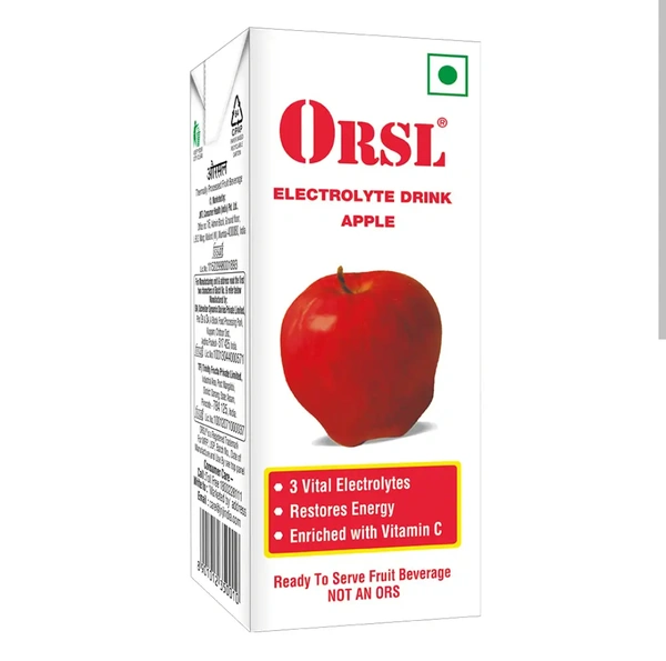 Orsl Electrolyte Drink 200ml - Apple