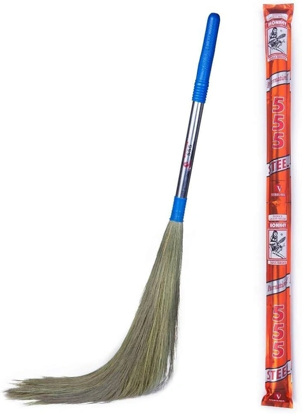 Monkey Brooms 555 Steel Long