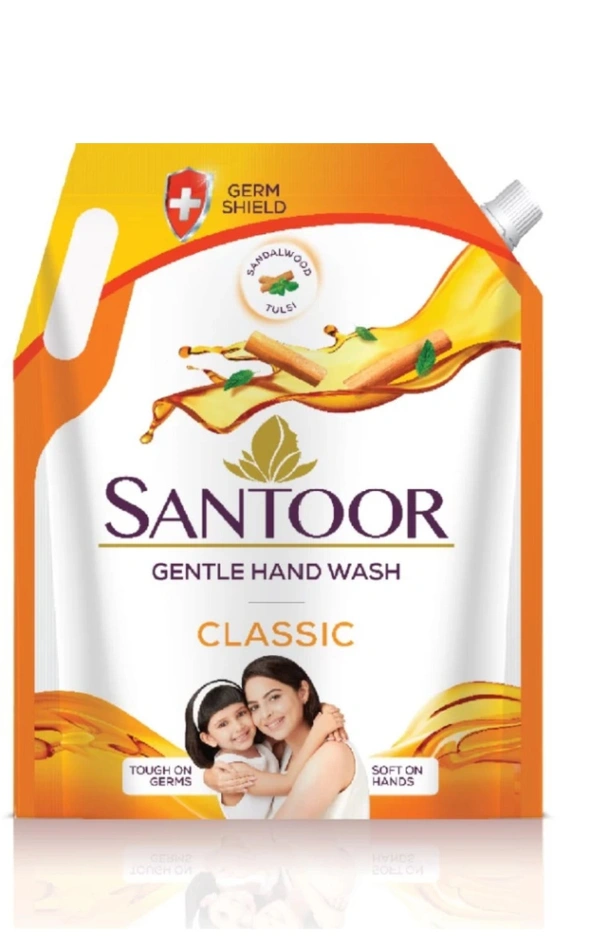 Santoor General Hand Wash 1.5L - Classic
