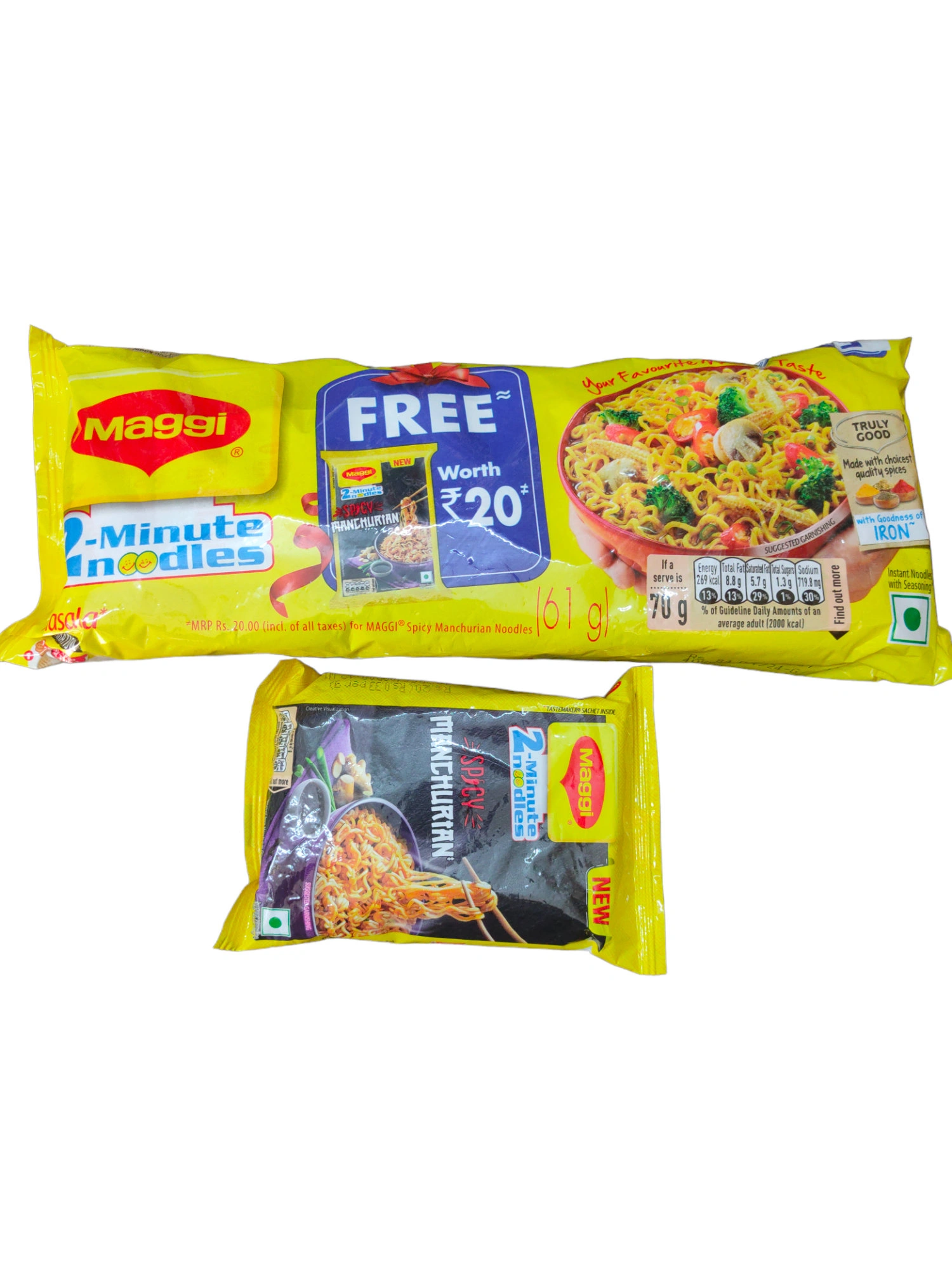Maggi 2minute Noodles 420g+70g Free