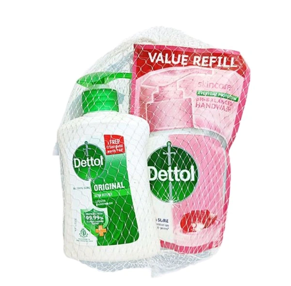 Dettol Hand Wash Liquid 200ml+175ml Refill