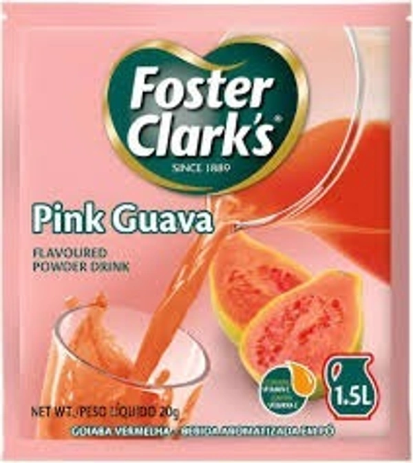 Foster Clark Drink Powder 20g 1.5L - Pink Guava