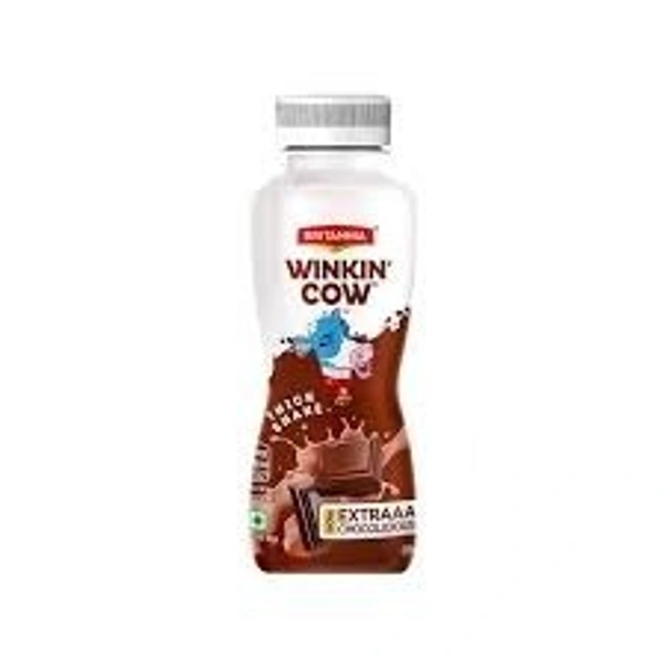 Britannia Winkin Cow Milkshake, 180 ml - Chocolate