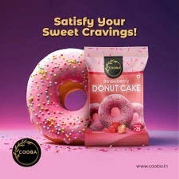 Cooba Donut Cake 40g - Strawberry