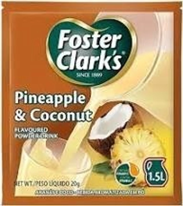 Foster Clark Drink Powder 20g 1.5L - Pineapple & Coconut