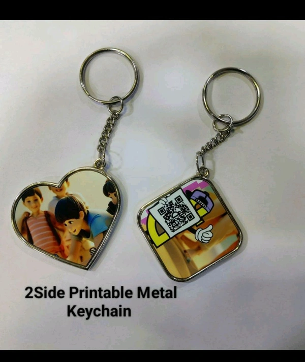 Metal Keychain Round