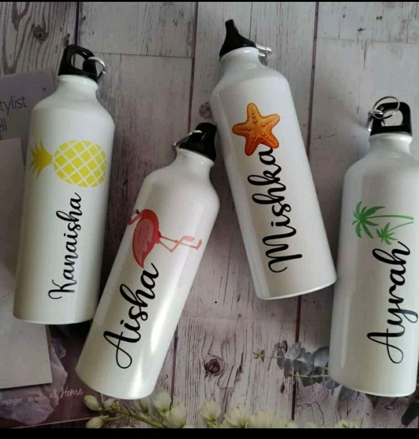 Nozzle Sipper Bottle 750 ml Material - Aluminium - White